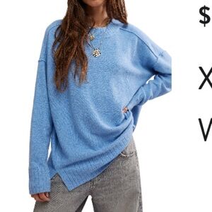 Free People Phoebe  High Low Sweater - XS